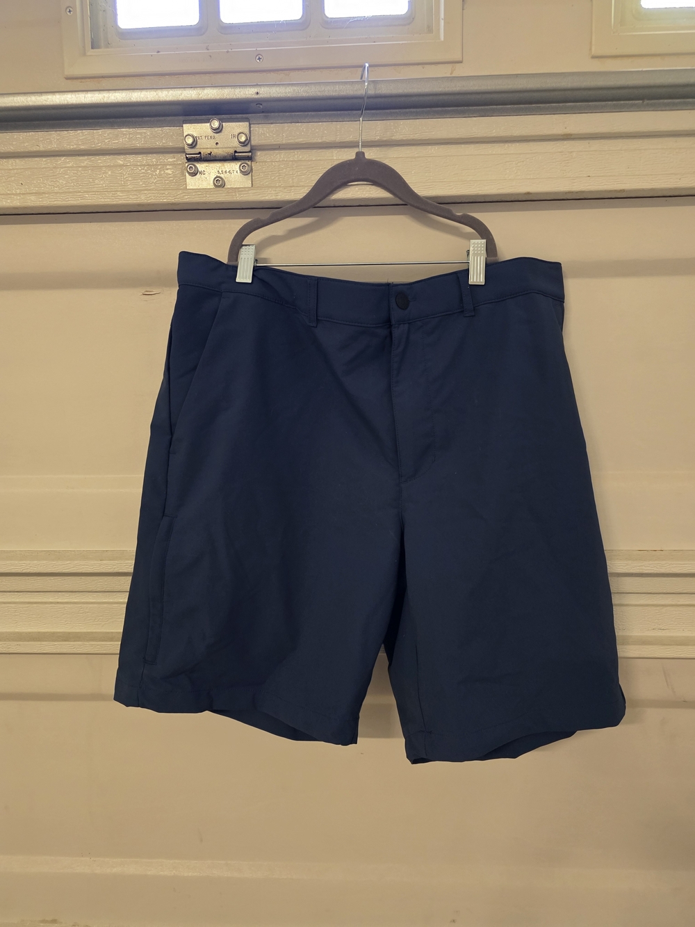 Gerry Weber Slim-Fit Navy Flat Front Shorts
